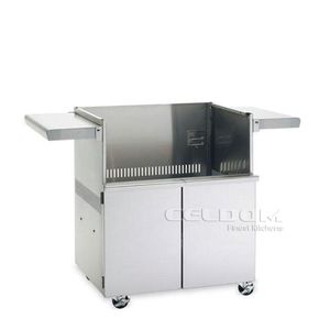Carrinho para Churrasqueira 30" 76cm Inox - S30CART
