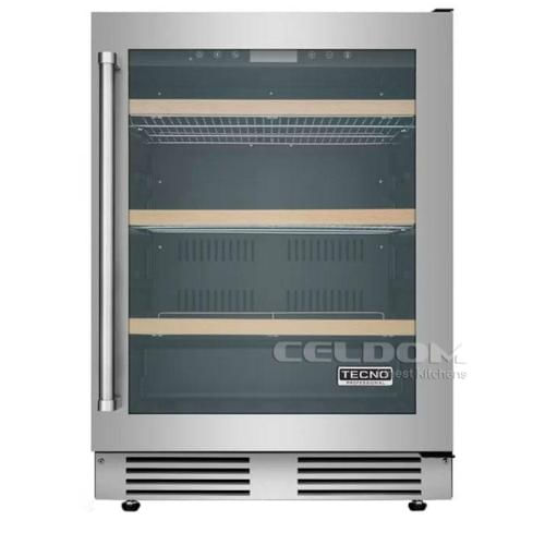 Cervejeira Beer Center Tecno 136L Inox/Porta de Vidro Abertura