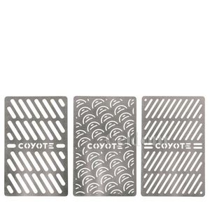 Conjunto 3 grelhas Signature Grates para Churrasqueira Coyote de 34" e 36" - CSIGRATE12