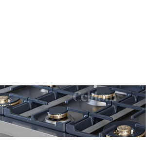 Rangetop Professional 6 bocas + Chapa 120cm Inox - PROF486GRTBXT