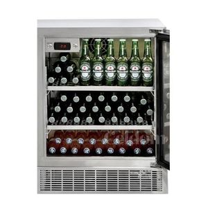 Cervejeira/Frigobar Premium Porta Inox e Vidro Abertura para Direita - CLD21059
