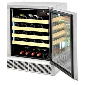 Adega Premium Porta Sólida Inox Abertura para Direita - CLD21066