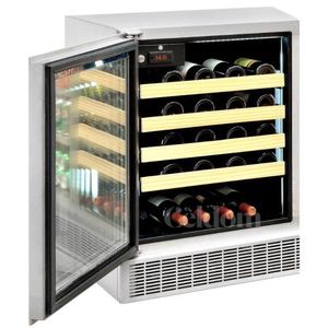 Adega Premium Porta Bordless Vidro Espelhado Abertura para Esquerda - CLD21080
