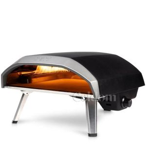 Forno de Pizza Ooni Koda 16 à Gás Natural (GN) Inox/Preto 60cm - UUP0B400GN