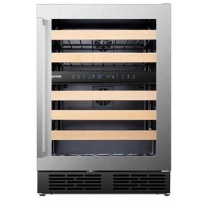 Adega Climatizada Dual Zone 46 Garrafas Abertura Para Direita Inox 127V - GWL-46W1ANQRJ