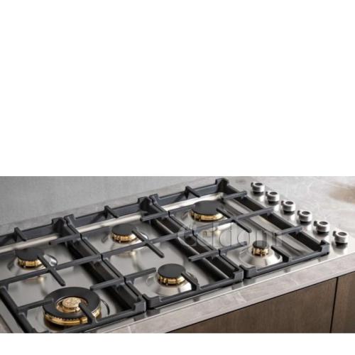 Cooktop Gás Professional 6 bocas 93cm Inox - PROF366QBXT - Celdom
