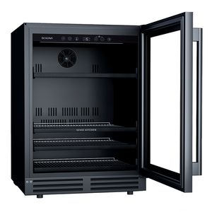 Cervejeira Sogna 145L Inox/Carbon Black Abertura para Direita