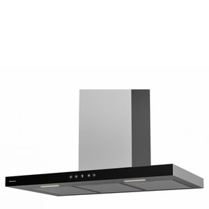 Coifa Parede Debacco Londres 90cm Inox Vidro/Preto