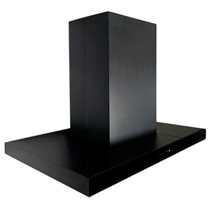 Coifa Ilha Celdom Flat Touch 90cm Black Matte