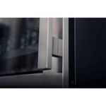 Puxador em inox com acabamento sofisticado e design ergonômico que garante firmeza no manuseio. Um detalhe elegante que valoriza o visual premium e a durabilidade do produto.