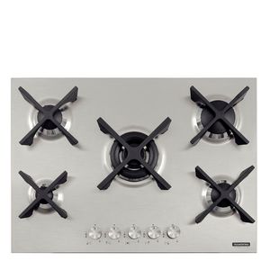 Cooktop Gás 5 Bocas Tramontina Penta Flat 70cm Inox