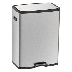 Lixeira de Piso Tramontina Antidigital Octos 45 L Inox