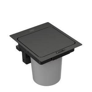 Lixeira de Embutir com Sensor Tramontina Next 5L Black Matte