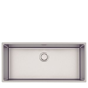 Cuba Embutir ou Sobrepor Tramontina Quadrum C/ Escape 90cm Inox