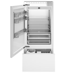 Refrigerador Bertazzoni Bottom Freezer 596L 90cm para Revestir Abertura Esquerda