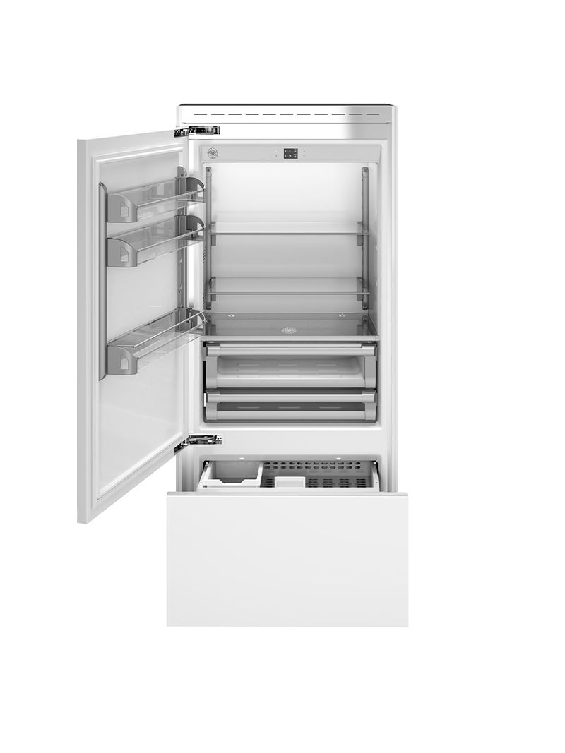 Refrigerador com Portas para Revestir e Embutir Bertazzoni.