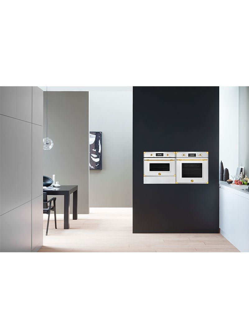 Compõe refinados conjuntos com os demais produtos da linha Professional Bertazzoni como o fogão, coifa, refrigerador e lava-louças.