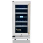 Aço inox escovado anti-manchas evita marcas de dedo, reduz a ocorrência de riscos e é fácil de limpar.