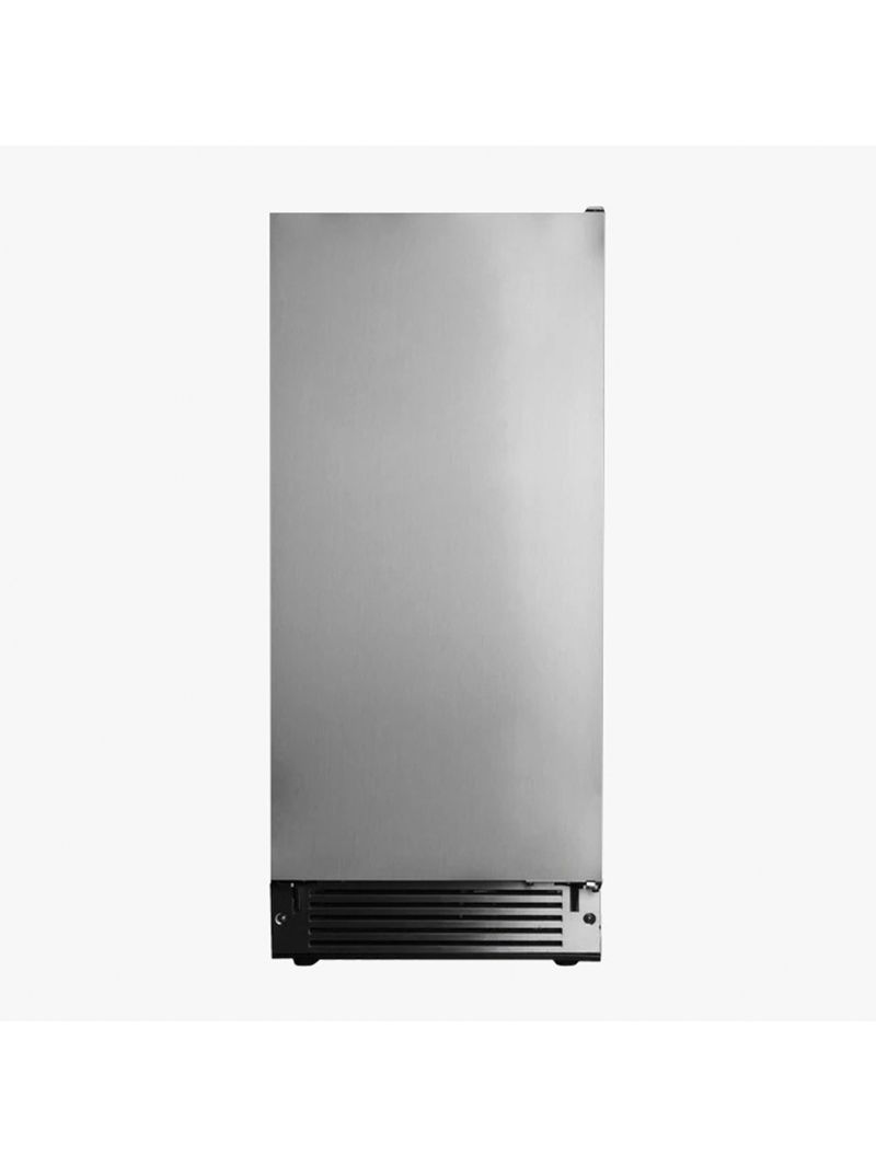 Máquina de Gelo de Embutir Automática Arkton Cuisinart em inox, com capacidade de produção de até 23 kg e porta com acabamento em aço inox, que valoriza o design e garante integração elegante ao projeto.