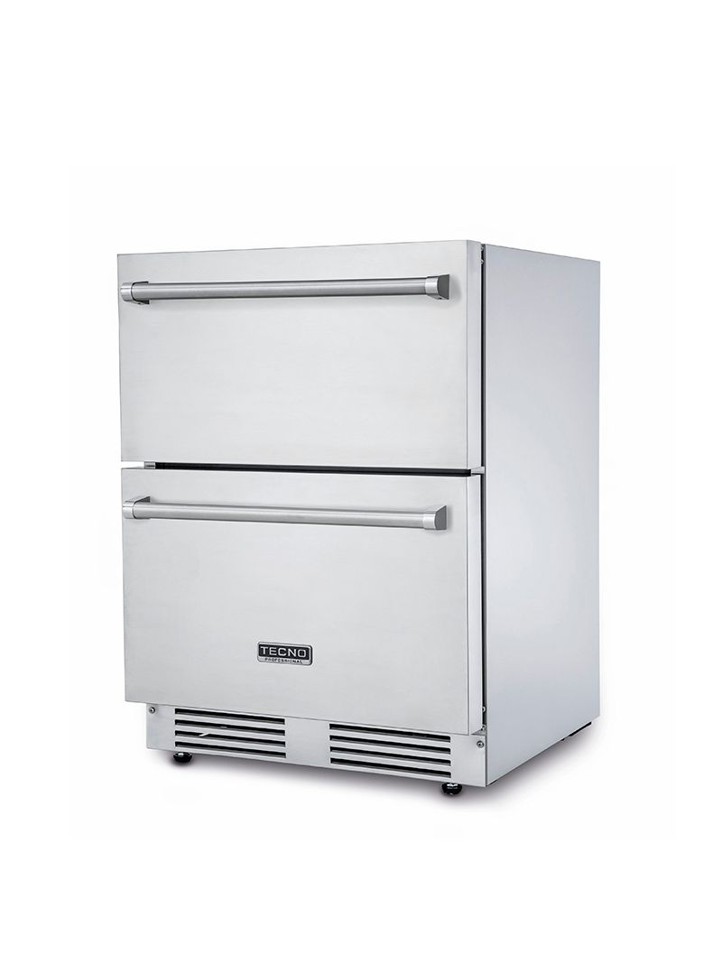 Aço Inox escovado anti-manchas que evita marcas de dedo, reduz a ocorrência de riscos e é fácil de limpar.