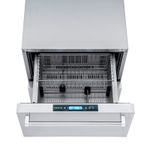 Divisórias e cesto de frutas acomodam todos os tamanhos de embalagens sem danificar as frutas.