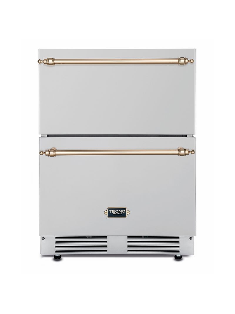 Gaveta Refrigerada com Freezer TECNO Vintage de aplicação externa ou interna, no piso ou embutida.