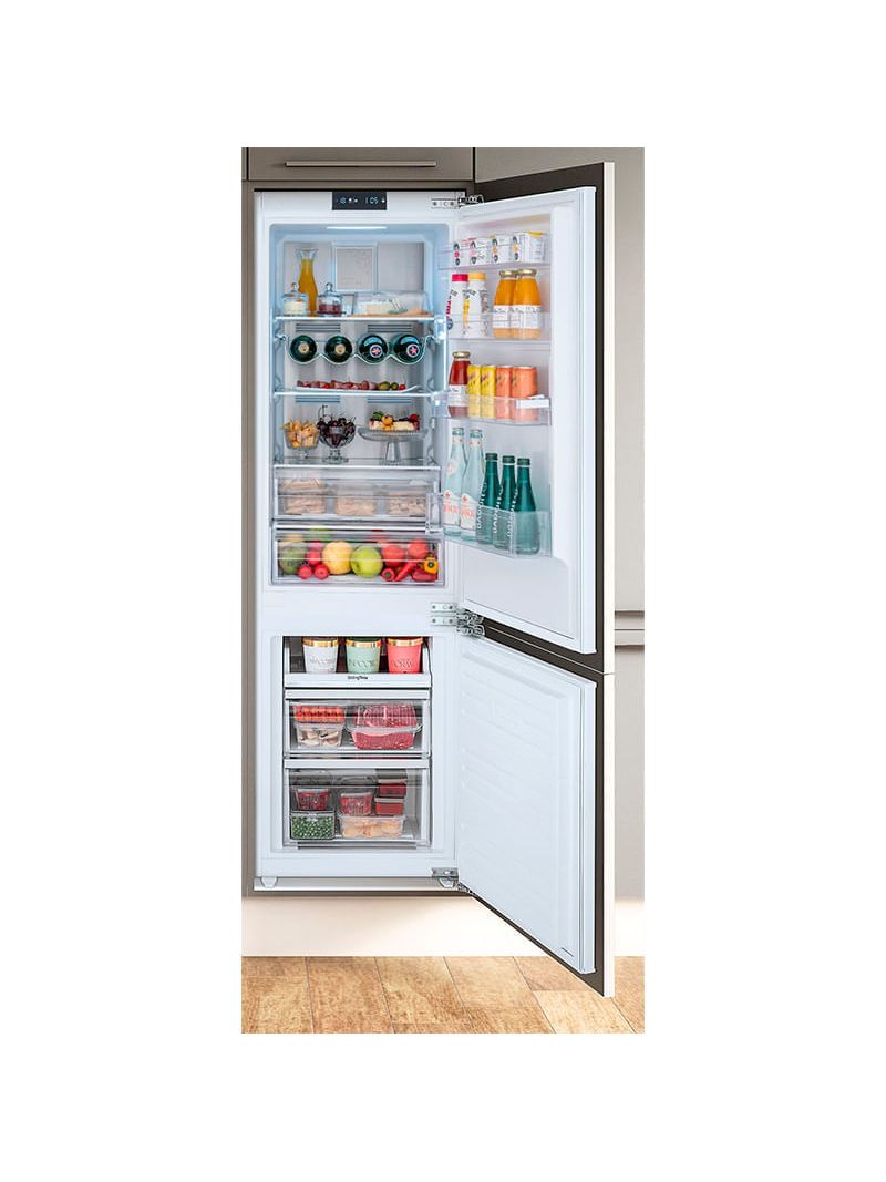 Refrigerador Tecno para revestir de embutir na marcenaria.