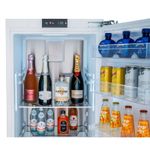 Função Drink Cool ao usar o refrigerador para resfriar bebidas rapidamente pode-se controlar o tempo com um aviso sonoro no final.