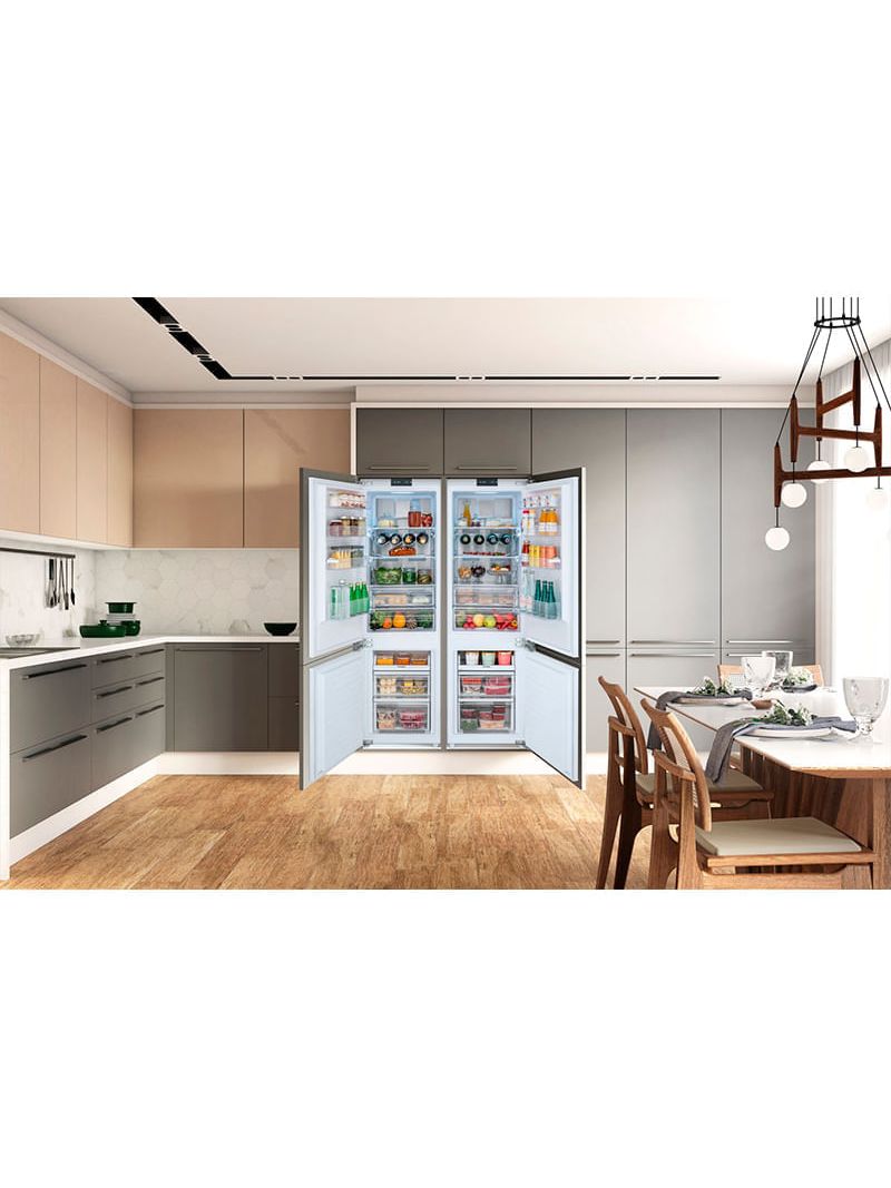 Aplicação em Dupla formam o amplo DUO TR26 BRDB com capacidade de 512 litros.