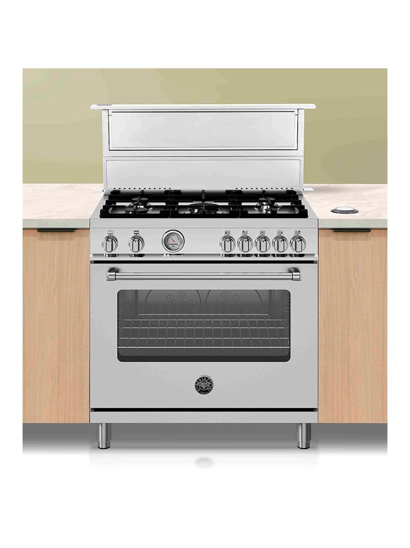 Uso com fogões com seu motor de posição reversível, aplicado na frente ou atrás da coifa, permite instalar a coifa com fogões e cooktops a gás ou a indução.