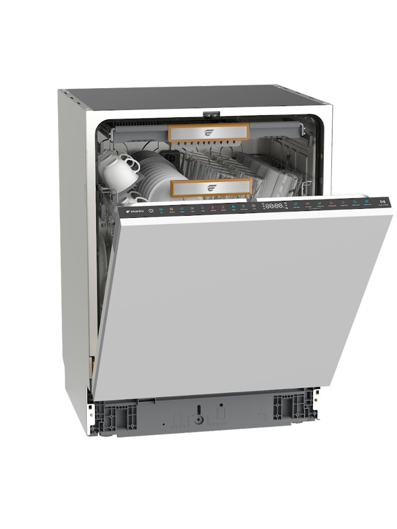 Lava louças de Embutir e Revestir Elanto com capacidade para até 16 serviços.