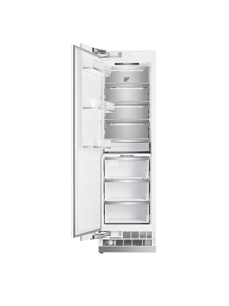 Ampla capacidade interna de 390 litros com faixa de temperatura de -15 °C a -24 °C e Ice Maker automático com produção de até 1,8 kg de gelo por dia.