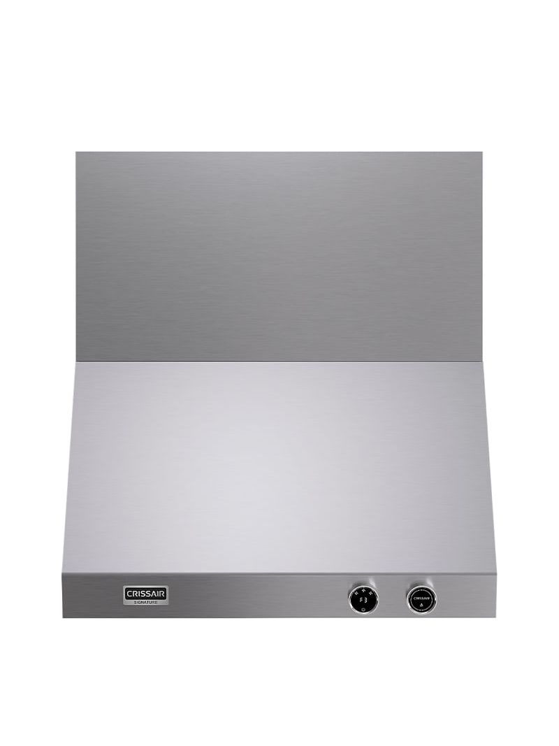 Coifa de parede Crissair Profissional Dallas com 75 cm de largura, design compacto e robusto.