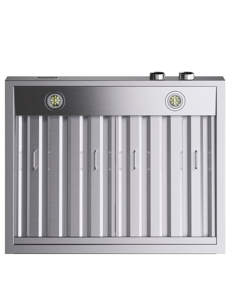 Sistema de aspiração com pré-filtro inercial, que retém partículas mais pesadas logo na entrada, otimiza o fluxo de ar e contribui para maior eficiência e durabilidade do equipamento.