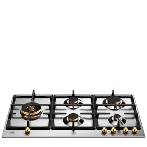 Cooktop a Gás Heritage 5 Bocas Inox 90cm Inox