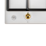 Manípulos Heritage em latão maciço polido, com construção robusta e formato ergonômico.