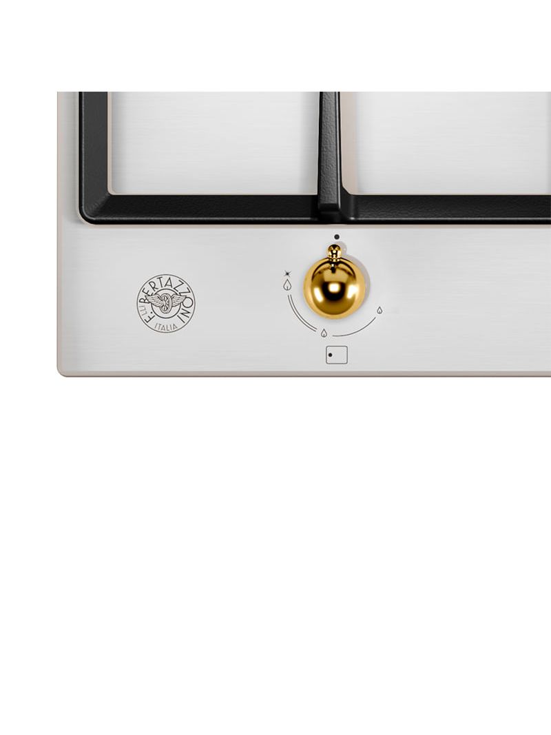 Manípulos Heritage em latão maciço polido, com construção robusta e formato ergonômico.