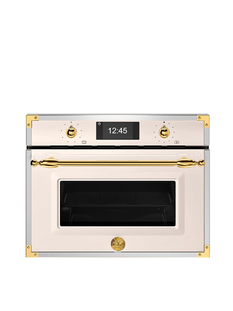 Forno Micro-ondas Combinado Bertazzoni Heritage com 40 litros de capacidade e 60cm de largura.