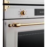 Puxador e Manípulos com elegante design ergonômico em latão polido.