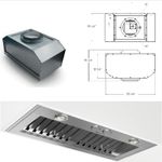 Sistema Split trata-se de um modo de exaustão em que o ar é conduzido diretamente para fora da residência, garantindo maior eficiência na ventilação. O motor é instalado externamente à coifa e possui alcance de até 10 metros em modo exaustão, proporcionando uma redução de até 70% na percepção de ruído.