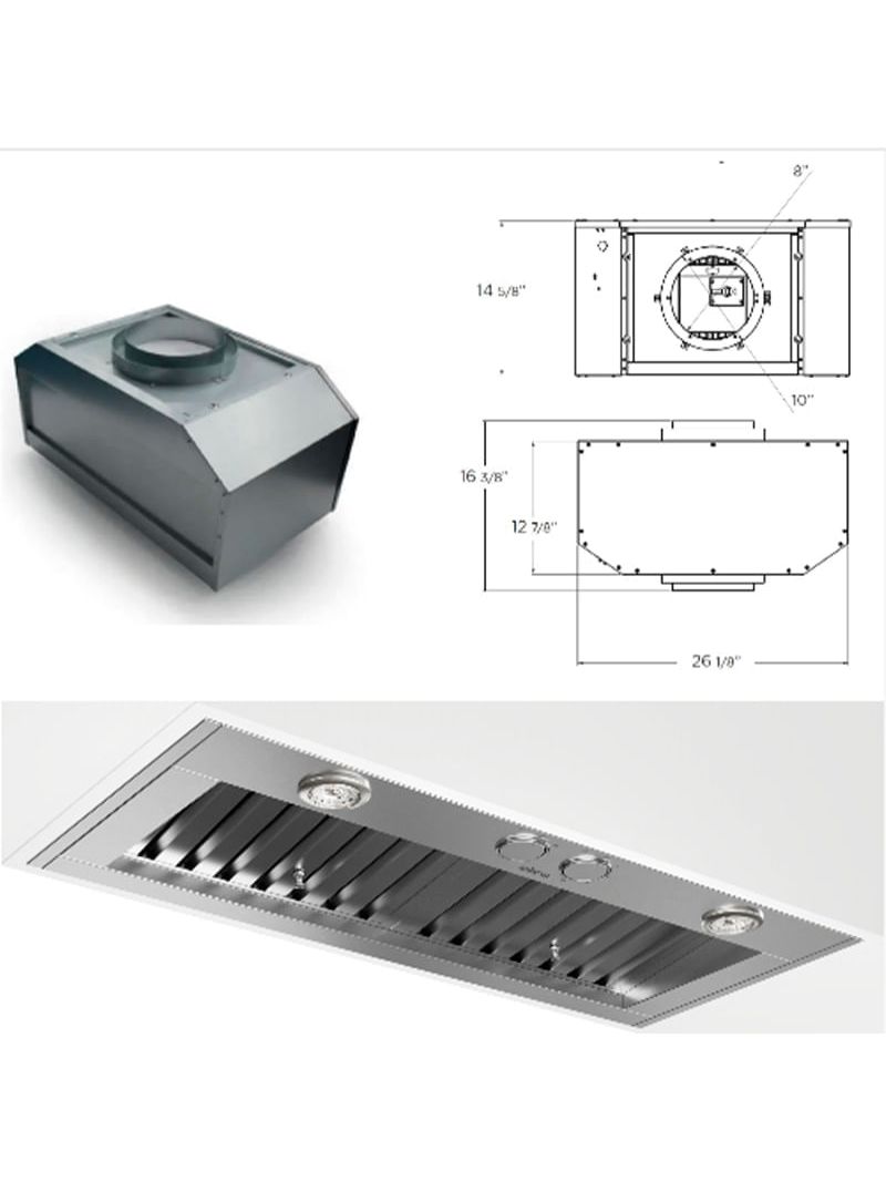 Sistema Split trata-se de um modo de exaustão em que o ar é conduzido diretamente para fora da residência, garantindo maior eficiência na ventilação. O motor é instalado externamente à coifa e possui alcance de até 10 metros em modo exaustão, proporcionando uma redução de até 70% na percepção de ruído.