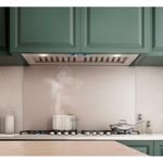 Iluminação com LEDs de 6,5W permitem visualizar o ponto de preparo desejado em cada alimento por entre a fumaça e o vapor. Iluminação de 3.000 Kelvin com 540 Lumens.