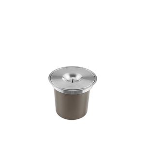 Lixeira de Sobrepor Franke Redonda 5L Inox