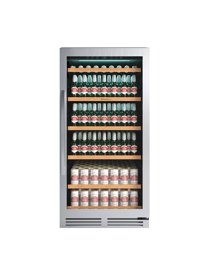 Frigobar ou cervejeira com total versatilidade e ajuste de temperatura de 0 °C a 10 °C para uso como frigobar ou de 0 °C a -4 °C como cervejeira, garantindo conservação ideal para diferentes tipos de bebidas.