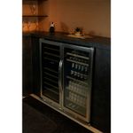 Pode ser embutida no móvel, proporcionando um visual alinhado, discreto e totalmente integrado ao ambiente.