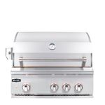 A Churrasqueira a Gás Modena 28" Evol combina robustez e design sofisticado para espaços gourmet de alto padrão, com 71 cm de largura e estrutura em aço inox 304.