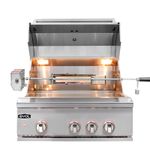 Rotisserie bivolt que permite assados giratórios uniformes, com funcionamento bivolt para maior versatilidade e praticidade.