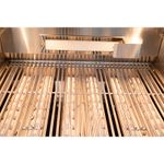 Gelha em aço inox 304 (8 mm) robusta que retém melhor o calor, cria marcas perfeitas nos alimentos e entrega grelhados mais suculentos.