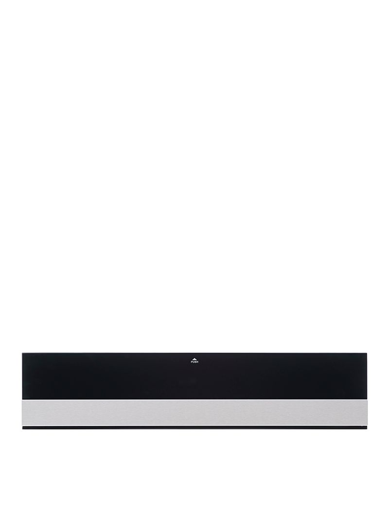 Gaveta Aquecida Mista Crissair 22L 60cm em inox e vidro preto, ideal para aquecer, manter pratos na temperatura ideal e trazer mais praticidade e sofisticação à cozinha.