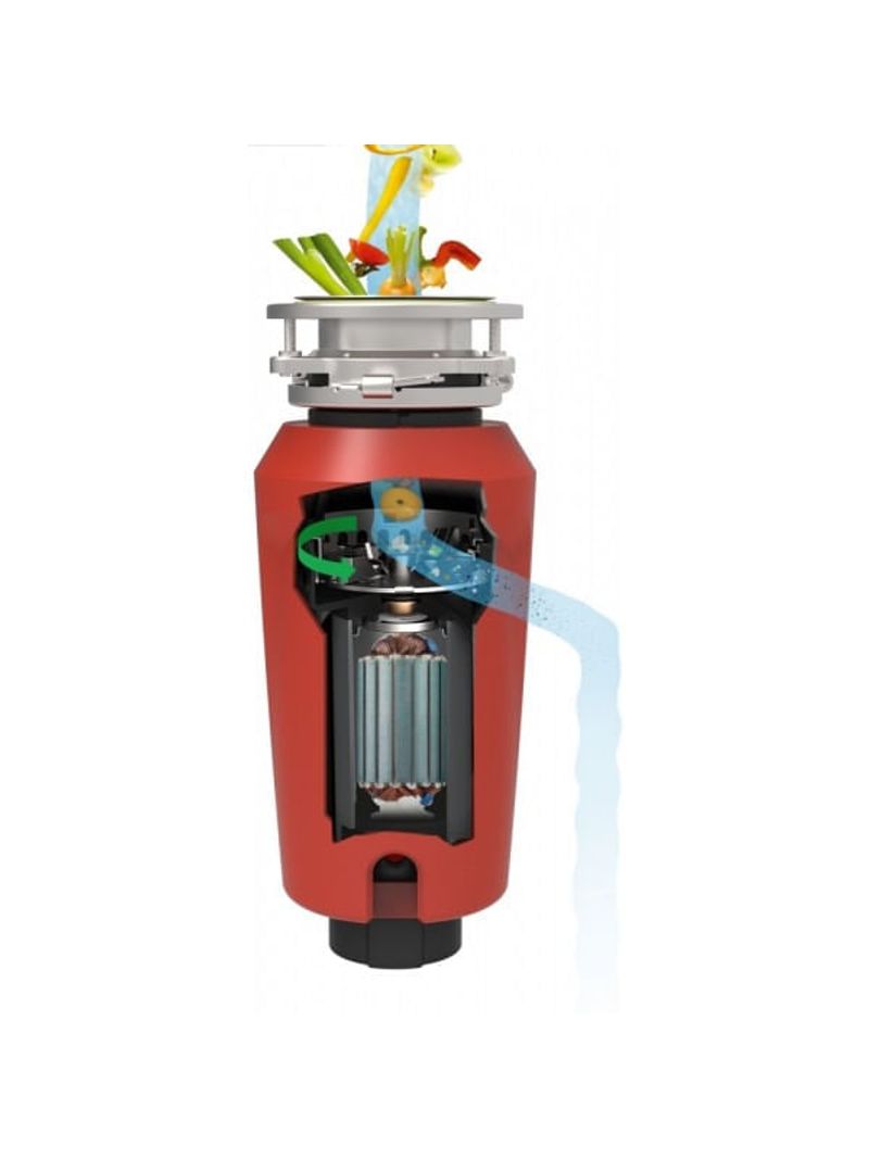 Sistema de trituração Twist Force garante eficiência desde o primeiro acionamento, com trituração rápida e eficaz dos resíduos.